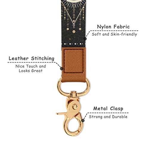 Image of Wrist Lanyard Key Chain, Cute Wristlet Strap Keychain Holder for Women Men Car Keys ID Badges Card Wallet Phone Camera