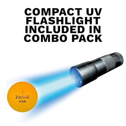 Volvik Vivid Twilight Glow-in-the-Dark Golf Balls 6-Pack