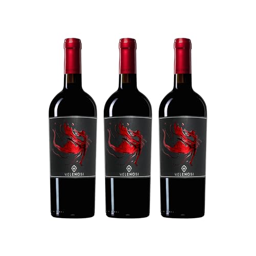 Velenosi Ninfa Velenosi Rot trocken Rotwein Italien inkl. Feinwert E-book (3 x...