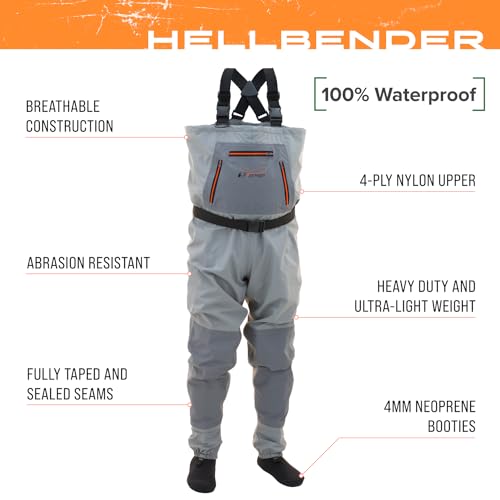 Image of FROGG TOGGS Hellbender Waterproof Chest Fishing Waders, Stockingfoot