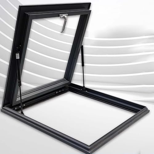 Fenêtre de Toit,Fenêtres pour Toits,Lucarne Ouverture,Lucarne Ouverture Vasistas,Fenêtre de Sortie de Secours d'accès de Visualisation,Puits de Lumière,en Aluminium,Sécurité Intérieure(30x26in/75x65cm