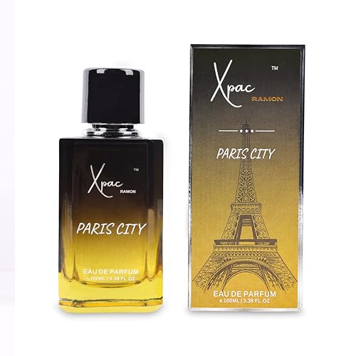 Image of Paris city luxury Eau de parfum | Long lasting fragrance with Lemon, ginger, spices and Amber | Best date and party fragrance (100ml)