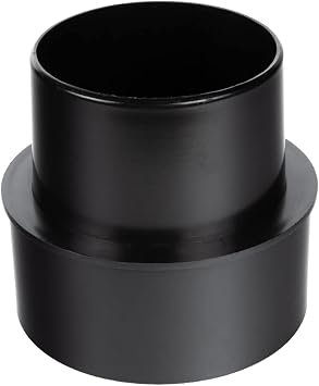 POWERTEC 70170 5 to 4 Reducer Dust Collection Fitting, ABS Plastic (Black)