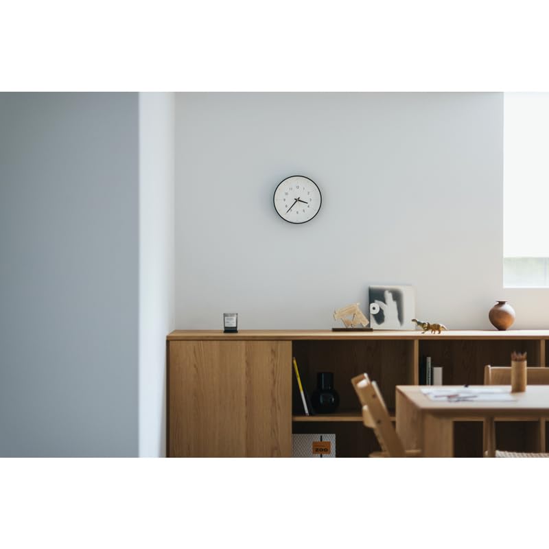 Amazon.co.jp: レムノス 掛け時計 アナログ エッセント 白 essent