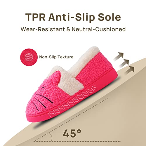 GaraTia Women/Kids Family Cute Cat Warm House Slippers Booties2