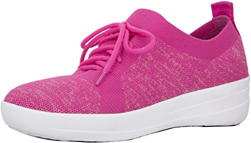 FitFlop Womens F-Sporty Uberknit Lace Up Sneaker,...