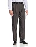 Geoffrey Beene Men's Herringbone Dress Pant with Extender Waist