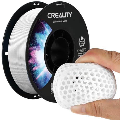 Image of Official Creality TPU Filament, Flexible 3D Printer Filament 1.75mm, 95A Shore High Hardness & Resilience, Dimensional Accuracy + /- 0.03 mm for Most FDM 3D Printers