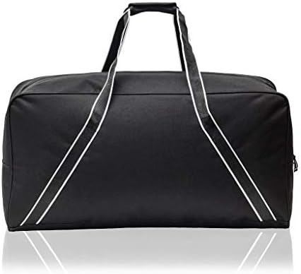 MILLENNIUM BY TRAVELWAY Junior Hockey Bag - Equipment Duffle (30 Inch, Black)