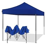 AMERICAN PHOENIX 10x10 Pop Up Canopy Tent Portable Instant Adjustable Easy Up Tent Outdoor Market Ca