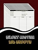 entradas para eventos psd  Silent Auction Bid Sheets: Auction Bidding Sheets, Fundraising Event Planner, Charity Auction Bid Forms Tracker, Fundraiser and Silent Auction Bid ... Journal Notebook, 8.5 x 11 inches 121 Pages
