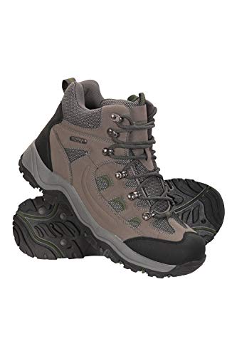 Mountain Warehouse Adventurer Mens Waterproof Hiking Boots Khaki 10 M US Men