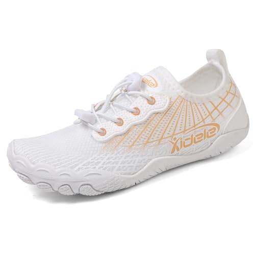 Water Shoes for Men and Women, Barefoot Aqua Socks, Wide Fit Beach Swimming Pool Shoes, Anti-Slip Outdoor Walking Hiking Kayaking Diving Surfing2