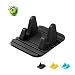 Car Silicone Dash Pad Mat, Universal Dashboard & Desktop Holder for Phones,Tablets, Mp3&Mp4 Player,GPS Navigator(BLACK) by pipigo