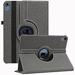 Rotating Case for iPad (A16) 11th Generation 11 Inch (2025), iPad 10th Generation 10.9 Inch (2022), 360 Degree Rotating Multi-Angle Viewing Folio Stand Case, Auto Sleep/Wake (Gray)