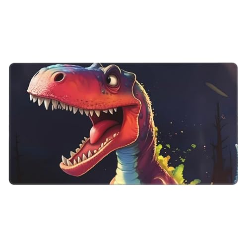 Tapis de souris dinosaure à forte adhérence et verrouillage précis des bords HYTTER