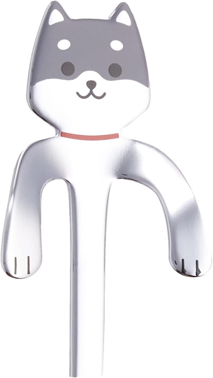 Takakuwa 407132 Coffee Spoon, Shibainu, Black Shiba