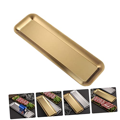 Plato rectangular para sushi acero inoxidable miniatura 4