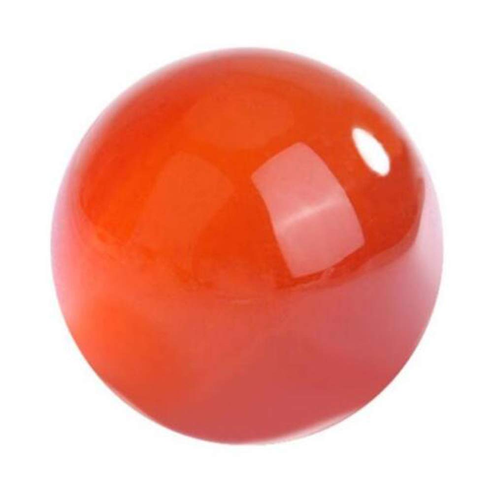 Feng Shui 20mm Natural Crystal Ball Healing Sphere Healing Stone Craft for DIY Home Decoration W3822 (Orange)