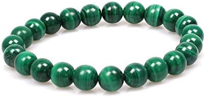 MJDCB 8mm Natural Stone Beads Bracelet Healing Crystals Bracelets