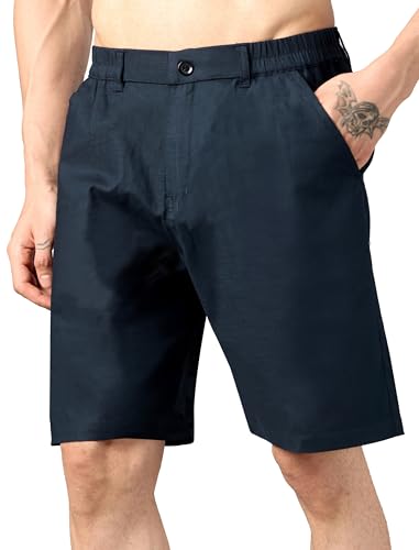 Image of RynoGear Linen Blend Shorts for Men || Shorts Pant for Men || Casual Shorts for Man