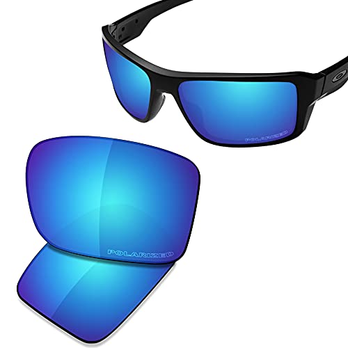 Image of SAUCER Premium Replacement Lenses & Nosepads for Oakley Double Edge OO9380-66mm Sunglasses