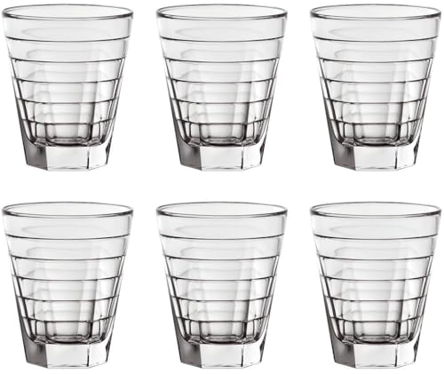 Vidivi Vetri delle Venezie Juego de 6 vasos de cristal transparente (Baguette, agua)