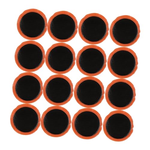 Happyyami 48 Pcs Bike Tire Repair Kit Easy to Use Cycling Tube Patch for Bicycles and Motorcycles Includes Self Adhesive and Vulcanizing Patches for Home and Garage Repairs