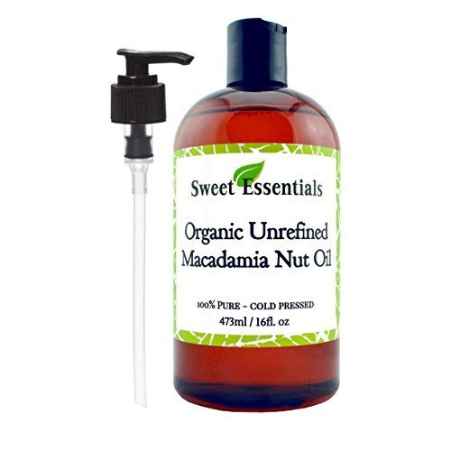 Buy 100 Pure Cold Pressed Organic Virgin / Unrefined Macadamia Nut Oil 16oz With Free Pump