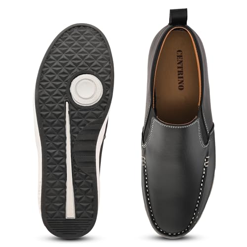 Image of Centrino Walking Loafers for Men | Shoes for Man Stylish | Casual Slip-On Lightweight Moccasins | Cushioned Insole | Breathable Comfortable | Hand-Stitched | Mens Loafer Shoes for Daily Office Outings (9495)