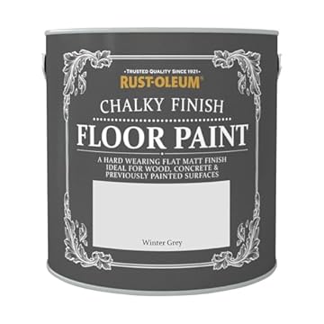 Rust-Oleum Grey Scratch-Proof Floor Paint in Matt Finish - Winter Grey 2.5L