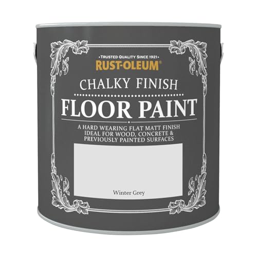 Rust-Oleum Grey Scratch-Proof Floor Paint in Matt Finish - Winter Grey 2.5L