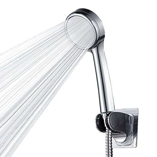 Pomme de douche haute pression combinée avec support douche à main anti-calcaire