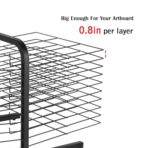 Support de séchage pour papier en métal robuste et durable