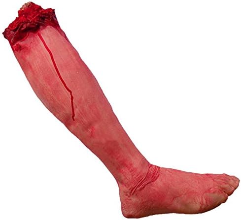 LETSQK Fake Severed Hands Feet Arm Legs Bloody Broken Body Parts Halloween Props J