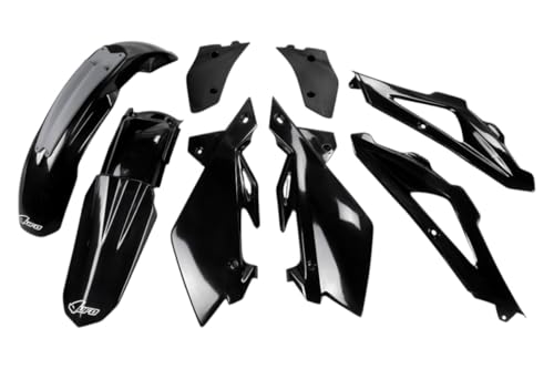 Kit noir Husqvarna CR 125 2006-2008 UFO PLAST plastiques haute résistance