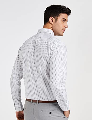 Image of Diverse Men's Cotton Printed Full Sleeve Regular Formal Shirt