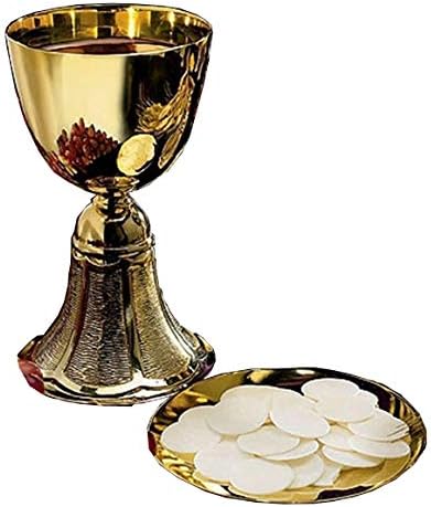 12 Oz Gld Plt Chalice W/Paten