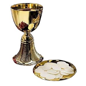 12 Oz Gld Plt Chalice W/Paten