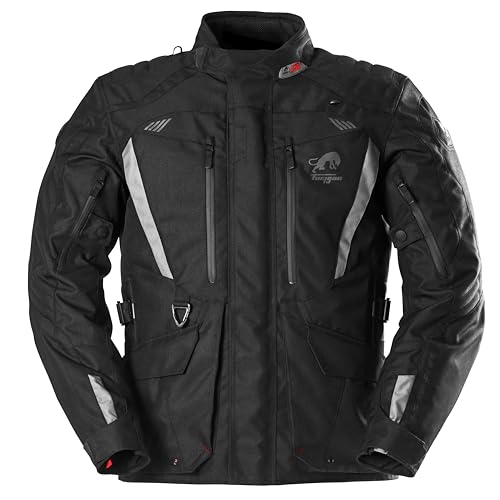 Furygan Apalaches Evo – Veste Moto Homme Toutes Saisons – Imperméable, Respirante – Protections D3O – Doublure Thermique Amovible – 12 Poches