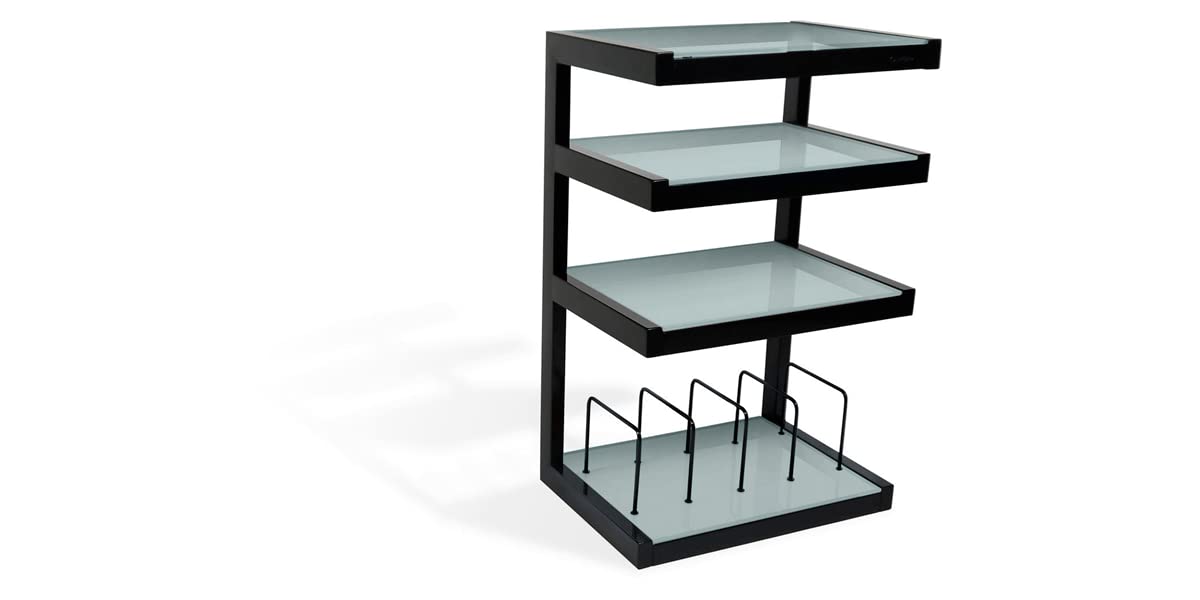 NorStone Esse Hi-Fi Vinyl Satin Black Frosted Glasses – HiFi Cabinet