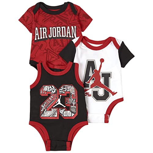 Image of Jordan Baby Boy's March Madness 3-Pack Bodysuit (Infant)