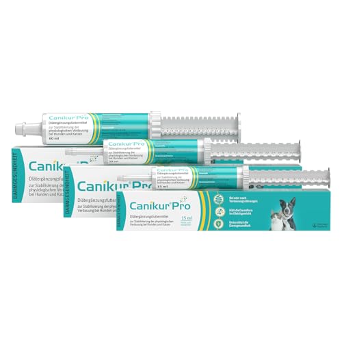 CANIKUR PRO zur Unterstützung der natürlichen Darmflora – Diät-Ergänzungsfuttermittel für Hunde und Katzen 60ml