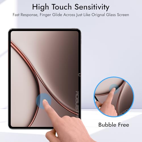 Image of Robustrion Tempered Glass for OnePlus Pad 4 13.2 inch Screen Protector Guard for OnePlus Pad 4 13.2 inch Tablet - 1 Pack