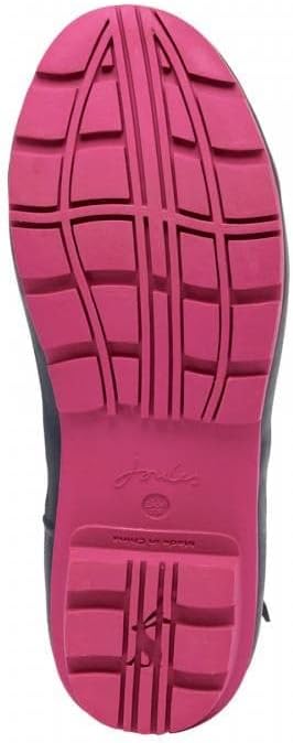 Joules Women's Molly Welly Wellington Boots 7 UK Wide Navy Floral