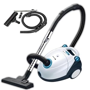 MAYA RANGE Cilinderstofzuiger, 1200 W krachtige motor, compacte en lichtgewicht stofzuiger en tapijtreiniger met 2L hoge filtratie stofzak, hoogwaardige prestaties verwijdert stof, vuil en allergenen