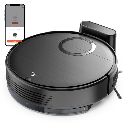 Robot Vacuum, 2 in 1 Robot Vacuum and Mop Combo for Pet Owners: Strong Suction, Anti-Tangle...