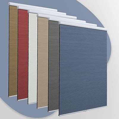 SBARTAR Cellular Shades Cordless Honeycomb Blinds Fabric Window Shades, Blackout Customize Color Size