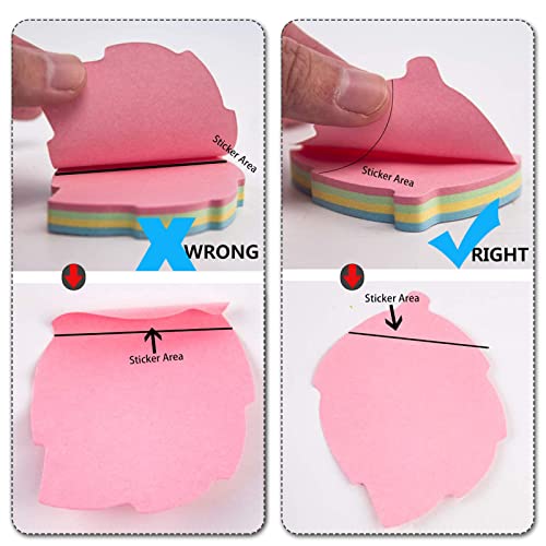 Note adesive, 560 fogli di note adesive a forma di...