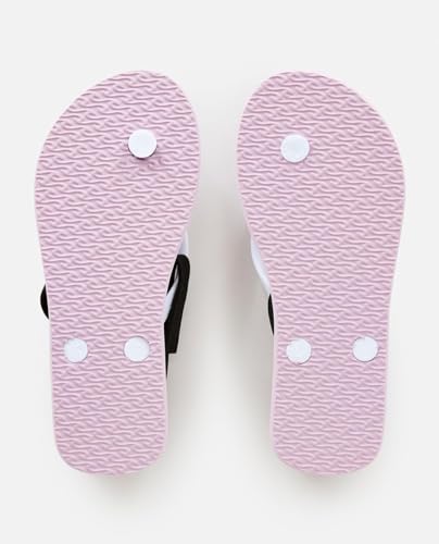 Rip Curl Kids Script Wave Bloom Open Toe Flip Flops - Light Purple4